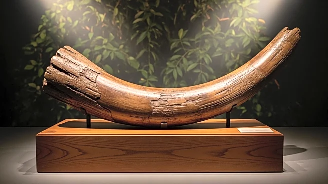 Ancient Woolly Mammoth Tusk Displayed at Telford's Hoo Zoo