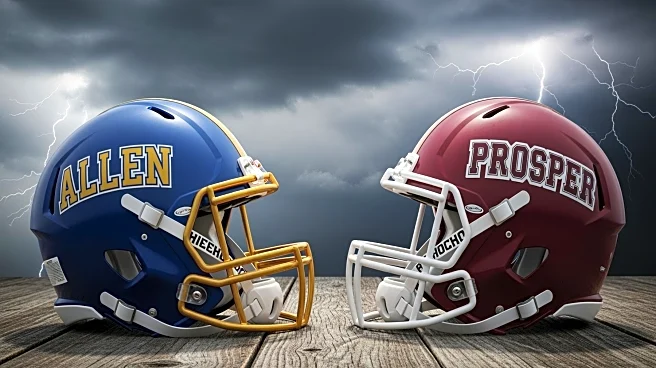 Allen and Prosper High Schools Face Off in Anticipated Football Match Amid Weather Concerns