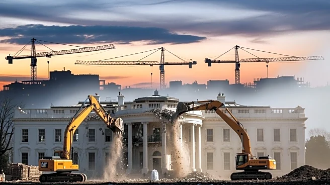 Trump Administration Demolishes White House East Wing for New Ballroom