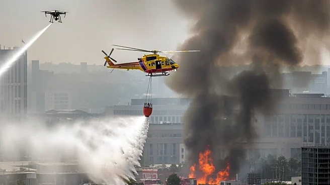 State Emergency Service Deploys Aircraft and Drones to Combat Kyiv Fires After Russian Attack