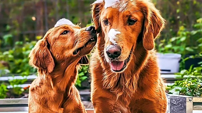 Golden Retriever Brothers' Trampoline Antics Captivate Online Audience