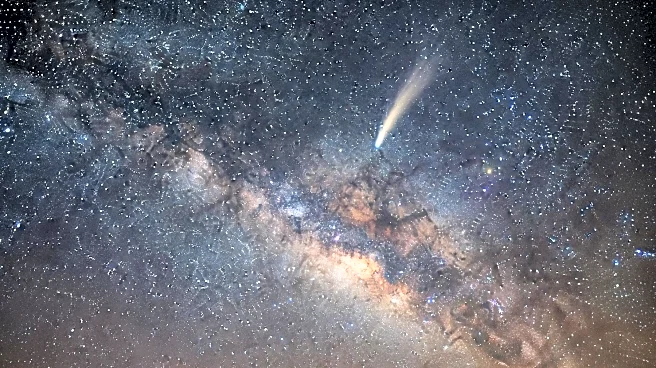 Comets Illuminate Skies and Milky Way's Glow Linked to Dark Matter