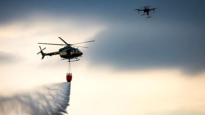 State Emergency Service Deploys Aircraft and Drones to Combat Fires in Kyiv After Russian Attack