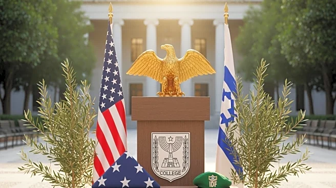 Ashkelon Academic College Honors President Trump and IDF Soldiers in New Academic Year Ceremony