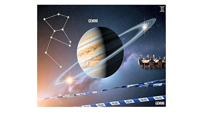 Jupiter's Celestial Dance: Passing South of Pollux in Gemini