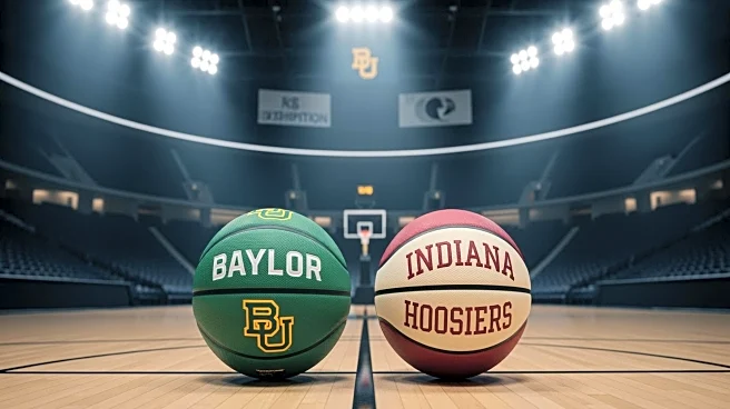 Baylor Bears Basketball Team Prepares for Exhibition Game Against Indiana Hoosiers in Indianapolis