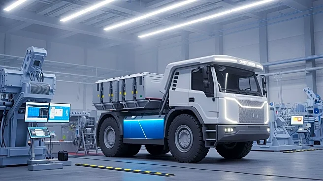 Rio Tinto and SPIC Qiyuan Advance Battery Swap Truck Trial at Oyu Tolgoi
