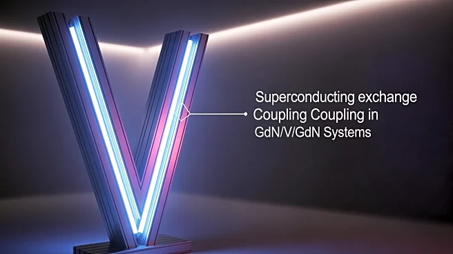 Superconducting Exchange Coupling Demonstrated in GdN/V/GdN Systems, Indicating Potential for Cryogenic Memory Applications