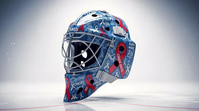 Sergei Bobrovsky Unveils Hockey Fights Cancer Mask to Support Cancer Awareness