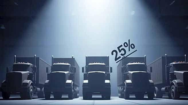 White House Imposes 25% Tariff on Imported Heavy-Duty Trucks, Affecting U.S. Shippers