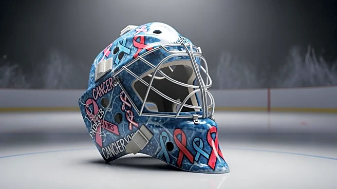 Sergei Bobrovsky Unveils Hockey Fights Cancer Mask to Support Cancer Research