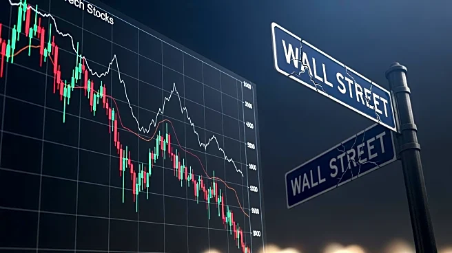 Tech Stocks Decline as Wall Street Faces Earnings Pressure Amid U.S. Government Shutdown