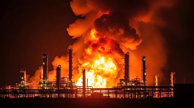 Ukrainian Drone Assault Ignites Major Russian Oil Refinery, Impacting Fuel Supply