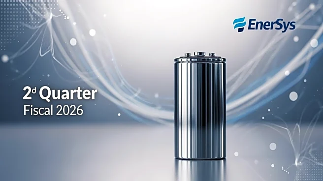 EnerSys Reports Increased Sales and Earnings in Q2 Fiscal 2026