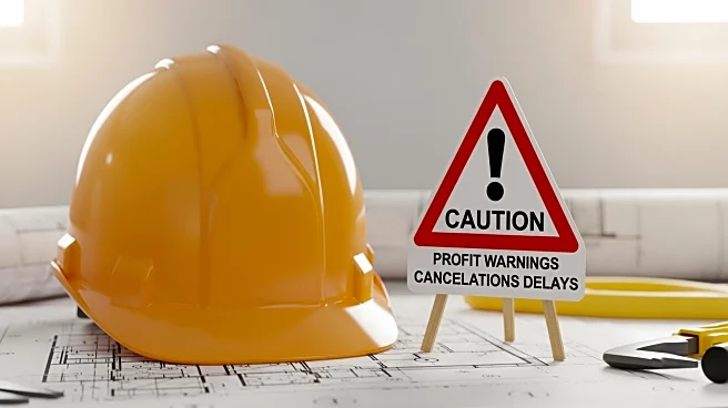 Profit Warnings Surge for FTSE-Listed Construction Firms Amid Cancellations and Delays