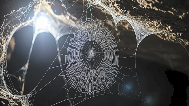 Sulfur Cave Spiders Form Massive Web Structure in Albania-Greece Border Cave