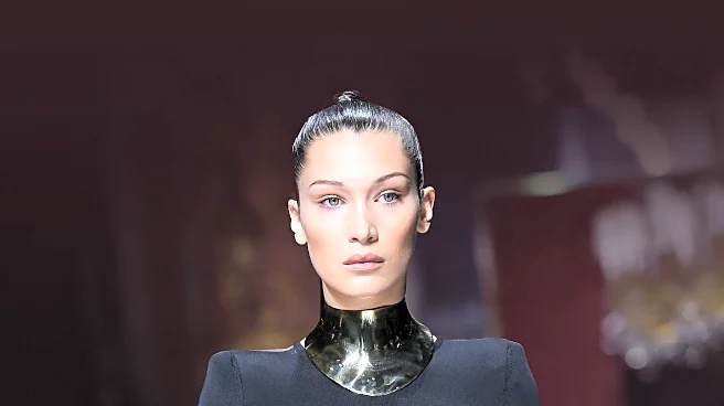 Bella Hadid's Unique Fashion Statement at Los Angeles Meeting