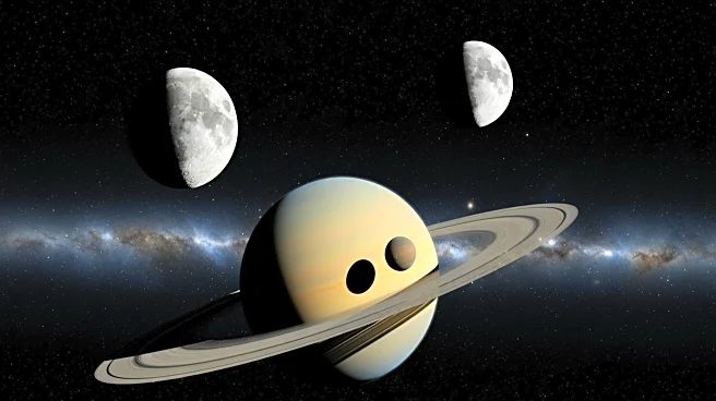 Astronomical Events: Titan's Transit Across Saturn and Moon's Occultation of Pleiades