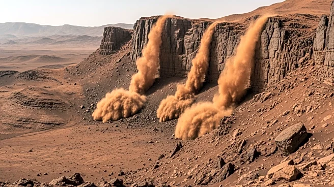 European Space Agency Captures Dust Avalanches on Mars, Revealing New Insights