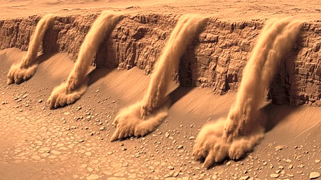 ESA's ExoMars Trace Gas Orbiter Captures Dust Avalanches on Mars