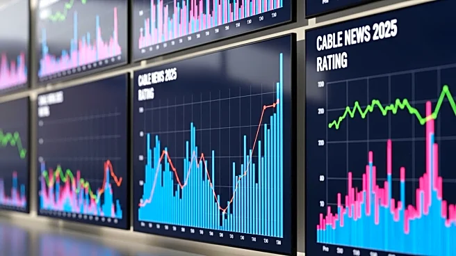 Cable News Networks Experience Varied Ratings Shifts in October 2025