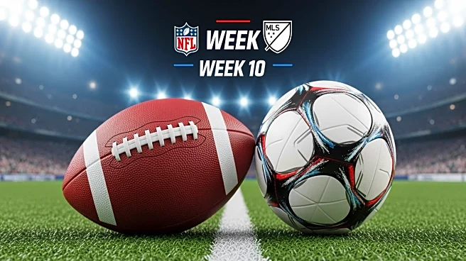 NFL Week 10 and MLS Playoffs Highlighted in Weekend Sports Lineup