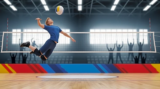 Bloomfield Hills Volleyball Team Wins District Championship Against Birmingham Marian