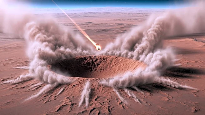 European Space Agency Observes Rare Meteoroid Impact on Mars, Triggering Dust Avalanches