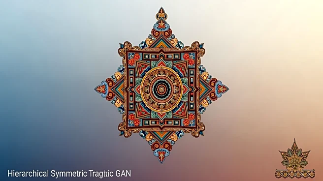 Hierarchical Symmetric GAN Enhances Thangka Image Generation