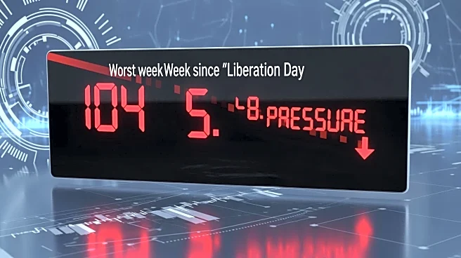 Nasdaq Faces Worst Week Since 'Liberation Day' Amid Tech Sector Pressure