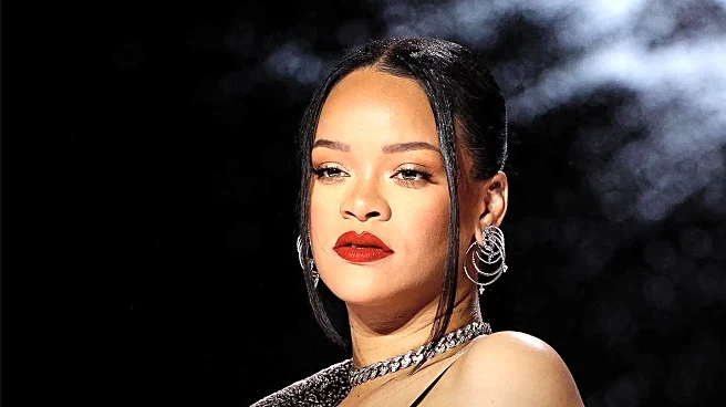 Rihanna Showcases Fall Fashion with Shawl-Coat in Paris