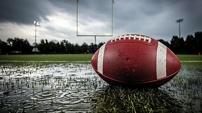 Notre Dame Dominates Navy in Rain-Soaked Football Game