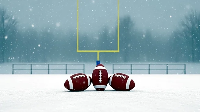 Notre Dame Defeats Navy with Carr's Three Touchdowns in Snowy Game