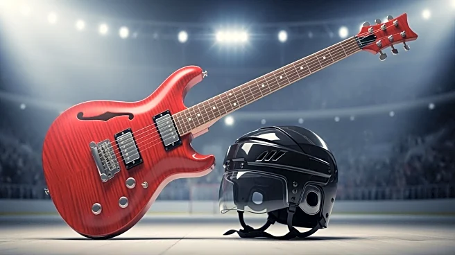 Singer Pink Attends New Jersey Devils Game, Engages with Fans