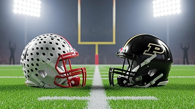 Ohio State Buckeyes Face Purdue Boilermakers in High-Stakes College Football Matchup
