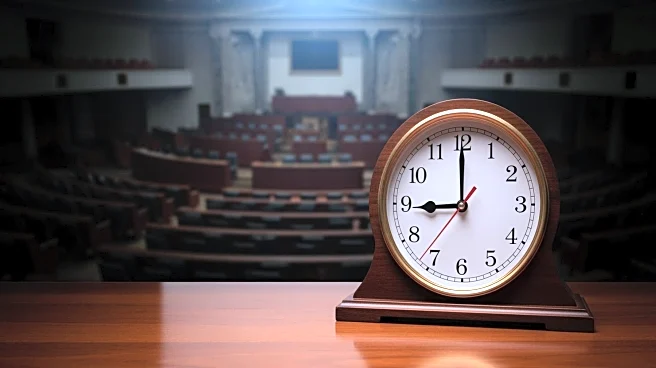 Senators Hold Rare Saturday Session Without Resolving Government Shutdown