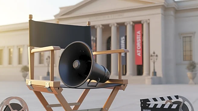 Mark Wahlberg Films New Movie at Philadelphia Art Museum