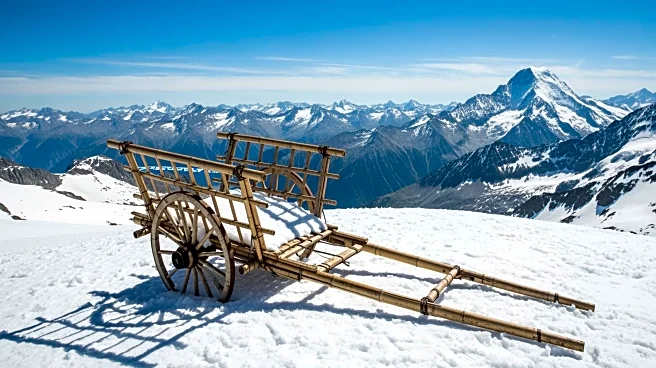 Bamboo Cart Discovery in Swiss Alps Sparks Historical Inquiry