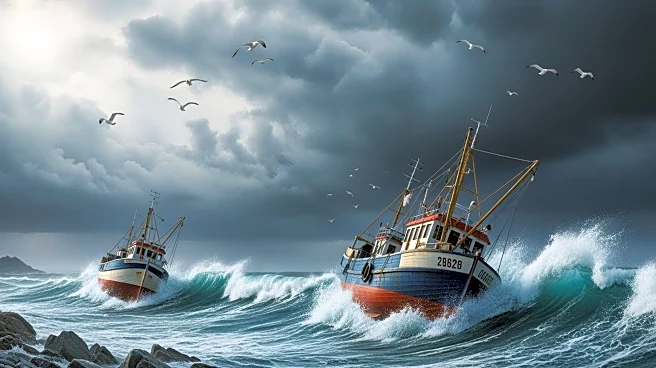 Two Chinese Fishing Vessels Capsize Off South Korea, Leaving 12 Fishermen Missing