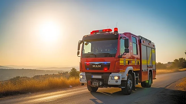 Fire and Rescue Services Mobilize to Combat Spreading Fire Near Yarka in Western Galilee
