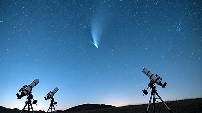 Amateur Astronomers Combat Satellite Streaks in Comet Lemmon Photos