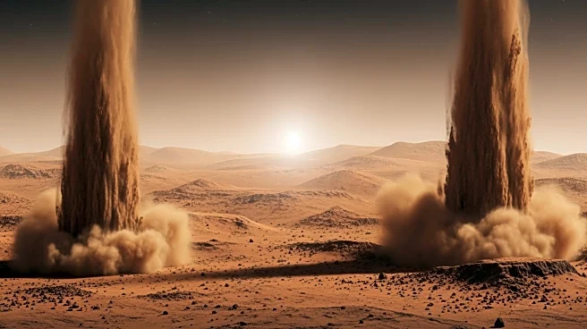 European Space Agency Reveals Mars Dust Avalanches Triggered by Meteoroid Impact