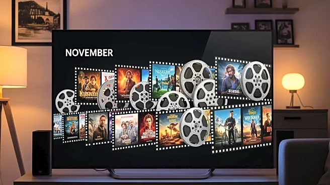 Streaming Services Unveil New Movie Lineup for November