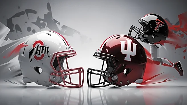 Ohio State and Indiana Lead College Football Playoff Rankings; Texas Tech Makes Significant Jump