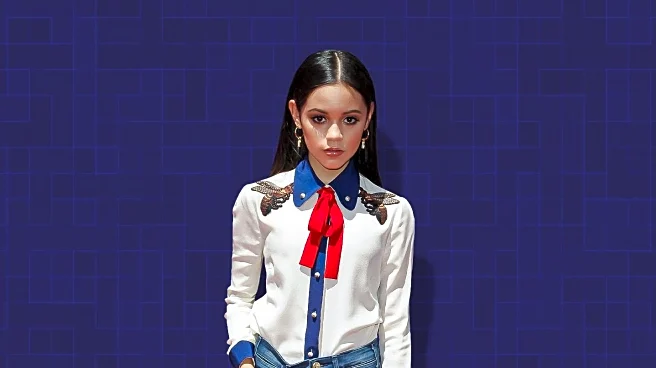 Jenna Ortega Embraces Cuffed Denim Trend at Netflix Event in New York