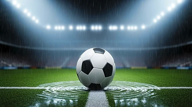 Assistant Referee Faces Challenges from Leaky Roof During Stockport vs Wigan Match