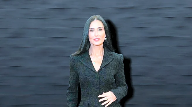 Demi Moore Showcases Louboutin Knee-high Boots in New York Amid Celebrity Boot Trend