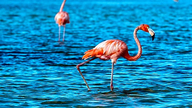 Caribbean Flamingos Undergo Annual Health Checkups, Expected to Remain Healthy