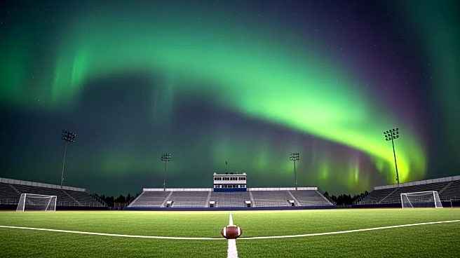 Northern Lights Captivate Fans During Toledo vs. Miami (OH) Football Game