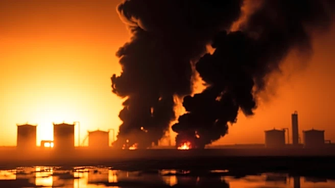 Ukrainian Drone Strikes Ignite Major Fire at Russian Oil Terminal in Novorossiysk